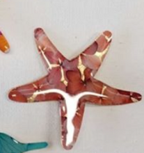 Prendedor Estrella Hortencias