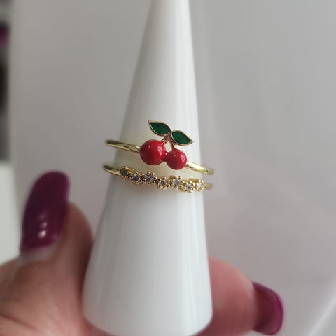 S-67OL Anillo Cherry Diamantada