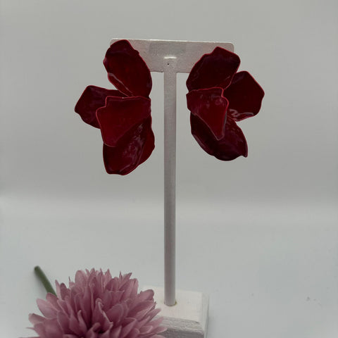 A102-Arete pétalos de flor