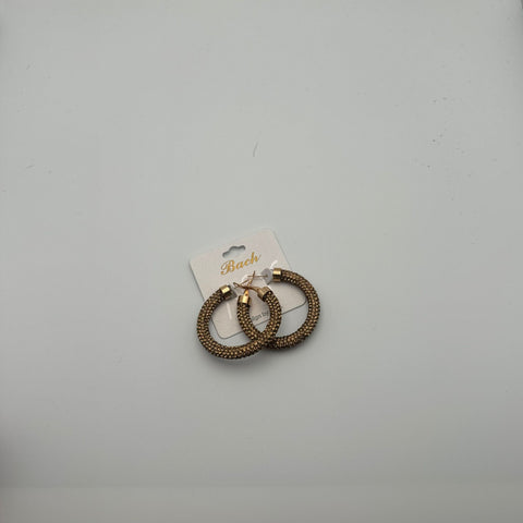 APA223-Aretes aros diamantados