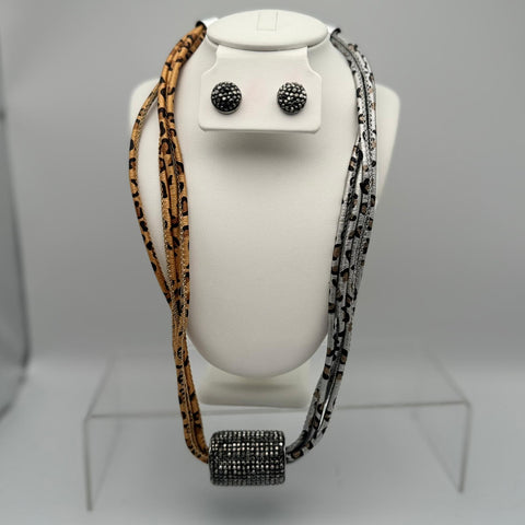 APS035-Set de doble tono diamantado