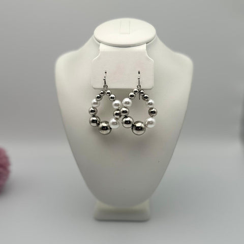 A134-Aretes de perlas diverso