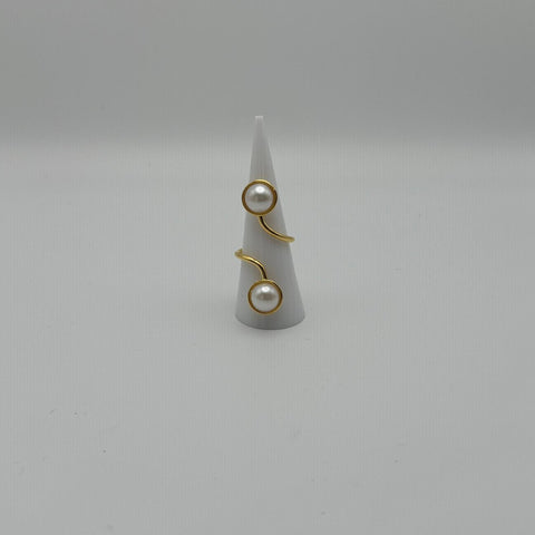 S24K-1203-Sortija rodeada perlada