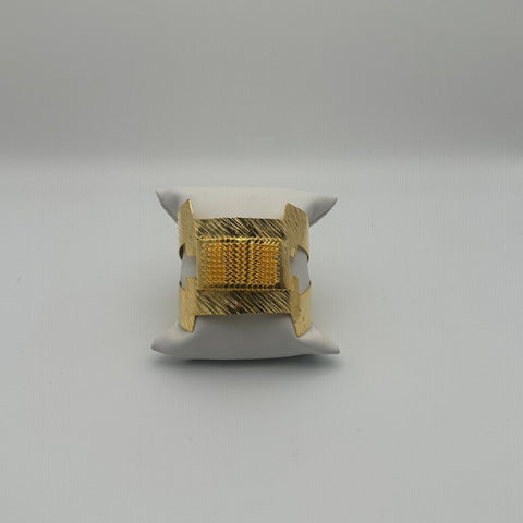 B24K1029-Bangle cuerda espiral