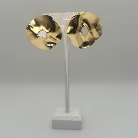 A24K-1067-Aretes pétalo