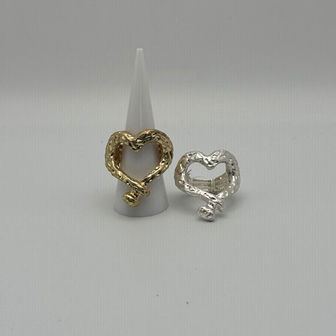 S-108ZK-Sortija Corazón amarrado