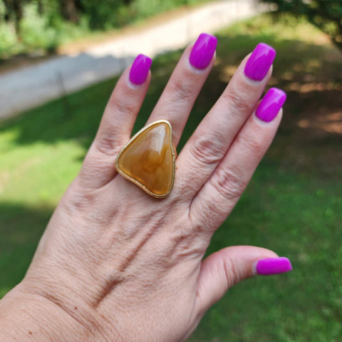 S-104ZK-Sortija Corazón deformado