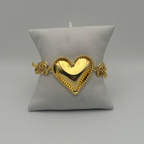 P-24K-1503-Pulsera Rizo corazón