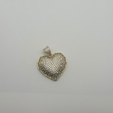 GOL-050-Gema corazón tejido