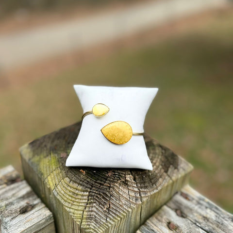 B-02I-Bangle Gotas paralelas