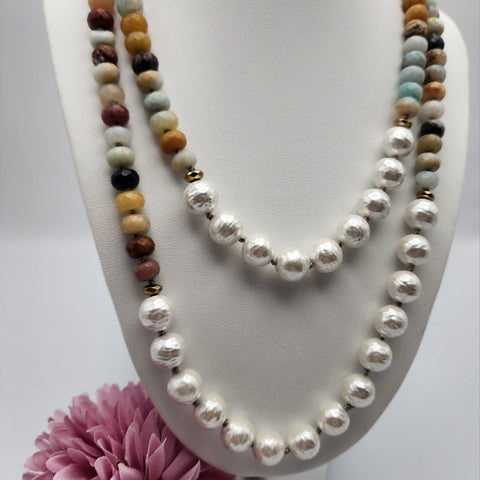 C-404DG-Collar Perlas