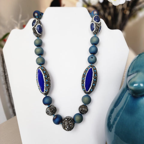 C766DG-Cadena Makita y Cristal