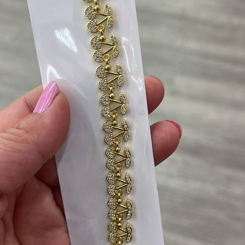 P-91OL-Pulsera de Cherry Diamantada