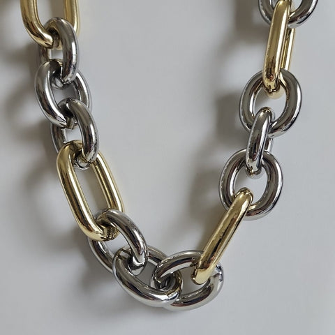 C-428DG-Cadena dos Eslabon Dos Tonos