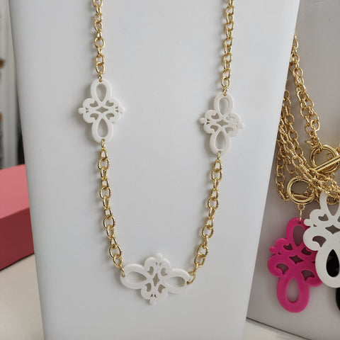 C101KIM-Cadena Acrílico Infinito Largo