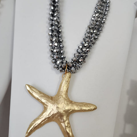 C104KIM Collar Estrella Dorada