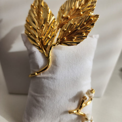 B155-OL-Bangel Hojas con hilos