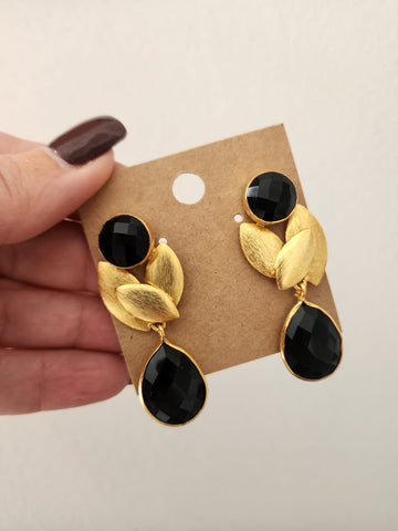 Aretes Piedra negra