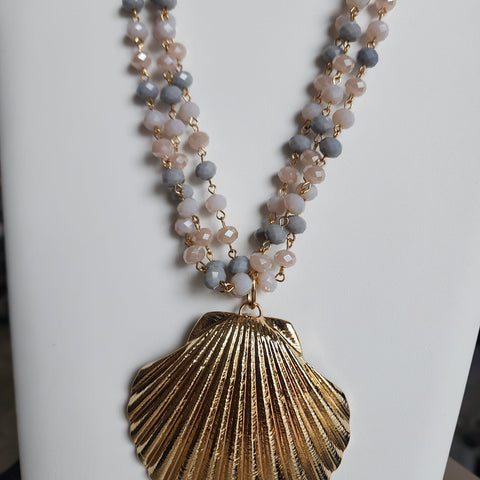 Collar de Almeja con Aretes