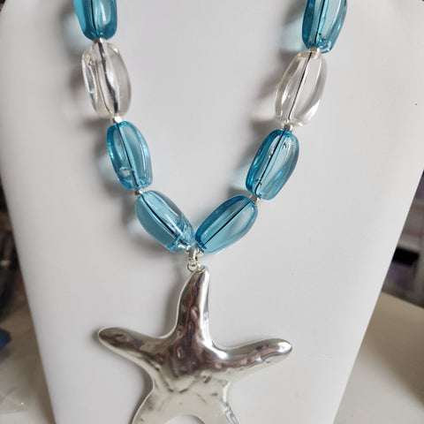 Collar de Estrellas con Cristal
