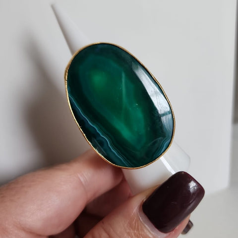 Anillo Verde Esmeralda