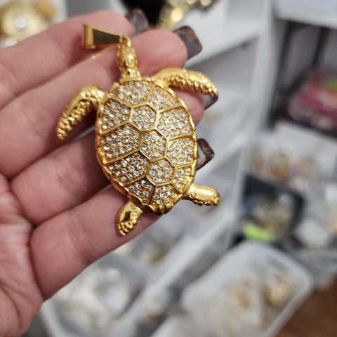 Charm Tortuga Diamantada