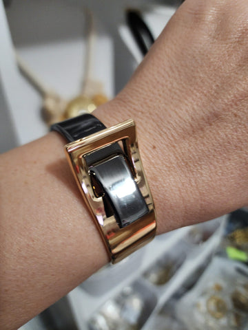 Bangle de correa Oscuro