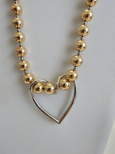 Collar Militar con Corazón Entrelazado