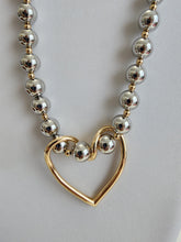 Collar Militar con Corazón Entrelazado