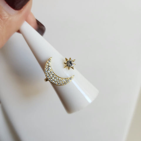 Anillo Luna y Estrella