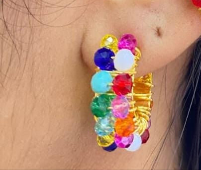 Aretes en Cuencas de Colores