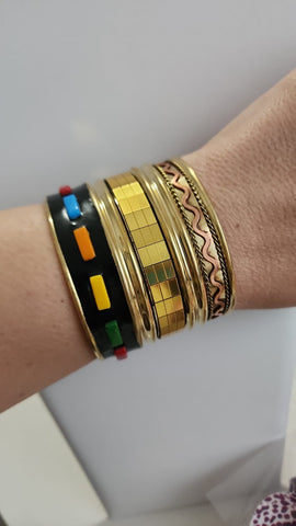 Bangle Rectangulo de Colores