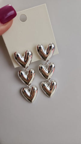 Aretes tres CoraZones
