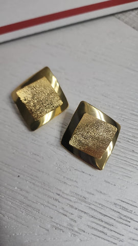 Aretes Baño de Oro