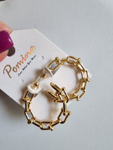 #072-Aretes Eslabon Tiffany
