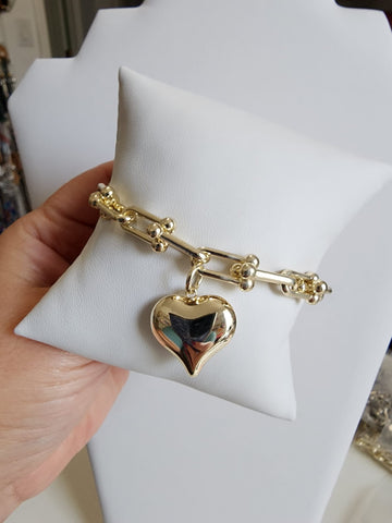 #1121-Pulsera Tiffany con Corazon