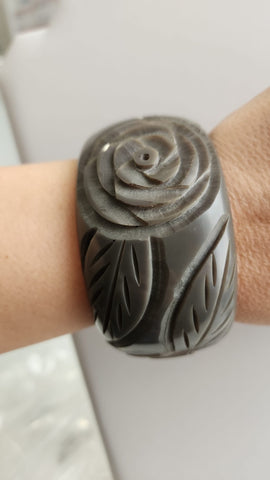 Pulsera Tallada la Rosa