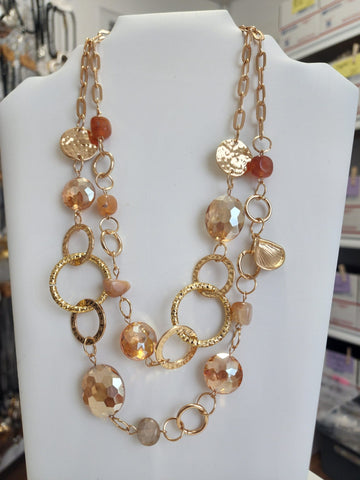 Cadena de dorada Ambar