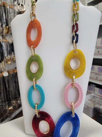 Collar Largo de Colores