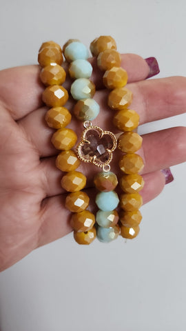 Trio Pulsera Mostaza