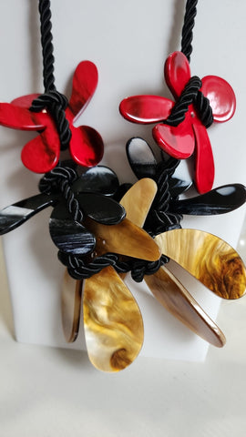 Collar de Soga con Rojo y Negro