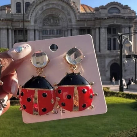 Aretes Lady Bug