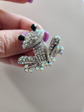 Prendedor Coqui  Diamantado con Verde