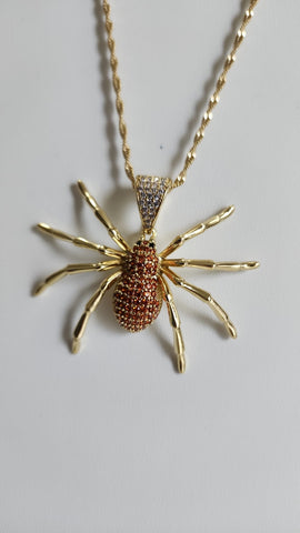 Gema Araña Diamanta en Rojo