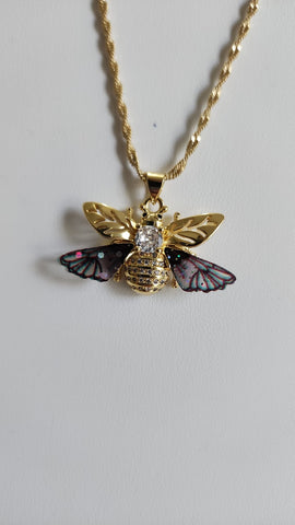 Gema de Abeja con Alitas Oscura