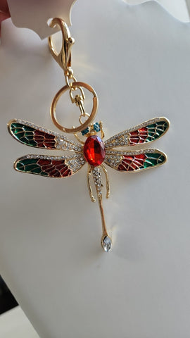 Llavero Libélula Roja