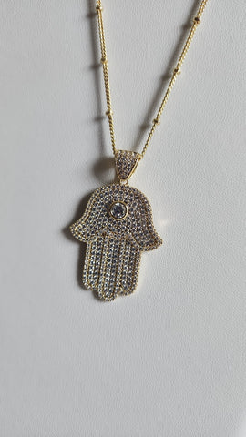 Mano de Fátima  Diamantada