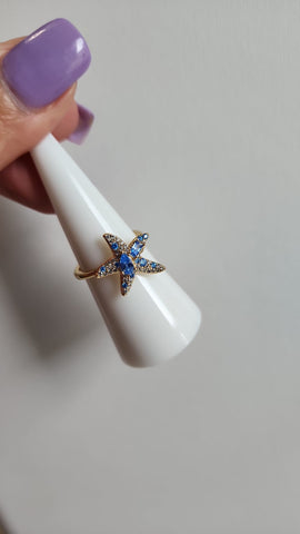 Anillo de Estrella Azul