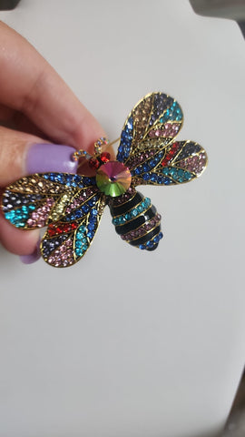 Prendedor Abeja  Colores