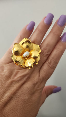 Anillo Doble Flor